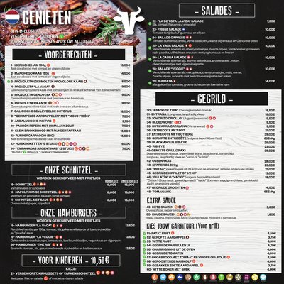 Dutch Menu